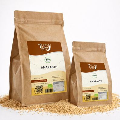 Tasty Pott Bio Amaranth Vollkorn - 1kg Beutel - 1000.0g