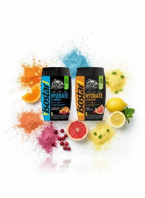 Isostar Hydrate & Perform isotonisches Elektrolytgetränk 400g Dose