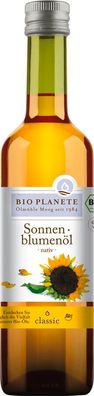 6x BIO Planète Sonnenblumenöl nativ 0,5l