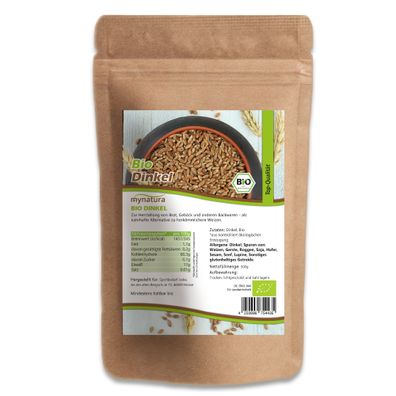 Mynatura Bio Dinkel ganz - in verschiedenen Größen