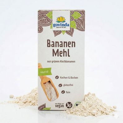 Govinda Bananenmehl aus grünen Kochbananen - 350.0g