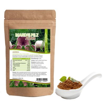 Mynatura Mandelpilz (Agaricus Blazei Murill) - (100g)