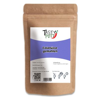 Gemahlene Colanüsse von Tasty Pott - im Beutel