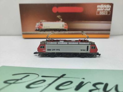 Märklin Mini Club Z DC 8823 / Elektrolokomotive BR Re 4/4 IV / SBB / Rot / Analog