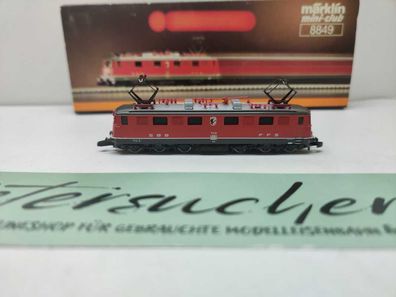 Märklin Mini Club Z DC 8849 / Schwere SBB Ae 6/6 (Städtelokomotive) 11429 / Rot
