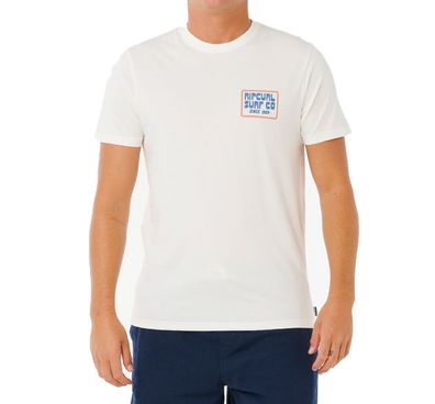 RIP CURL T-Shirt Pacific Rinse Sunrise bone