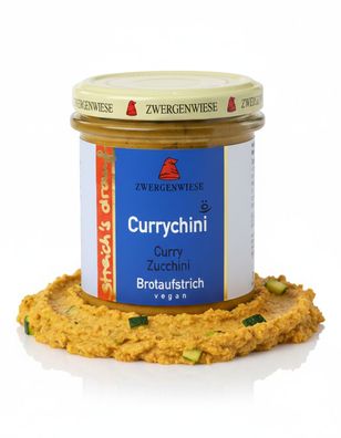 Zwergenwiese Bio Aufstrich streichs drauf Currychini (Curry-Zucchini) - 135g