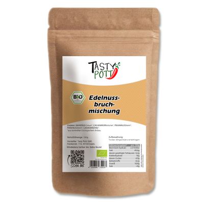 Tasty Pott Bio Edelnuss Bruchmischung - im Beutel