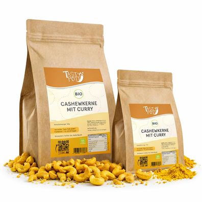 Tasty Pott Cashewkerne Curry geröstet und gesalzen - im Beutel