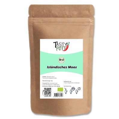 Tasty Pott Bio Isländisches Moos geschnitten & getrocknet - im Beutel