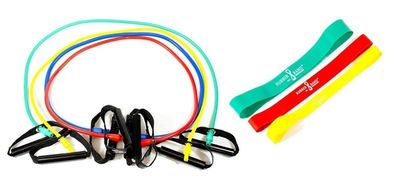 Dittmann BodyTube Gymnastikband mit Plastikgriffen + Bonus Rubberband