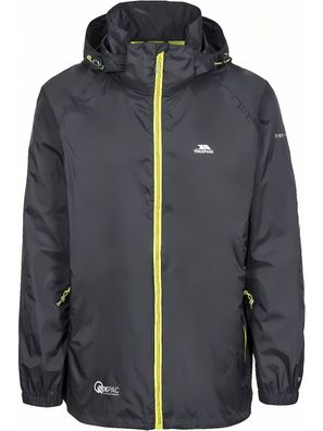 Trespass Regenjacke Qikpac X - Unisex Packaway Jacket Tp75 Black