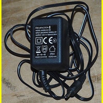 Original Remington HK28G-36-100 Netzkabel / Netzteil 3,6V 100mA
