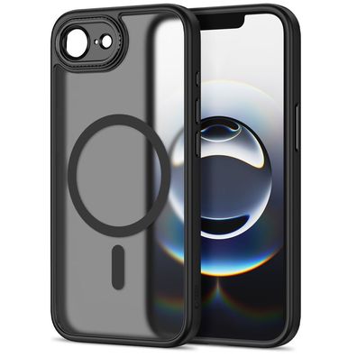 Tech-Protect MagCam Mag kompatibel mit Apple iPhone 17e Mattschwarz Handyhülle