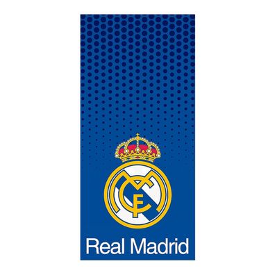 Real Madrid Strandtuch Blau Badetuch Handtuch Baumwolle 70 × 140 cm