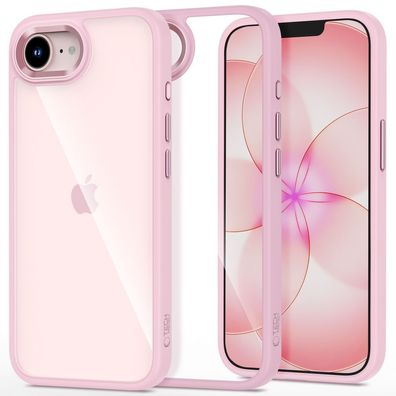 Tech-Protect MagMat kompatibel mit Apple iPhone 17e Zartrosa-Klar Handyhülle mit
