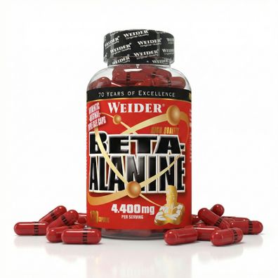 Weider Beta Alanine Caps - 120 Kapseln pro Dose