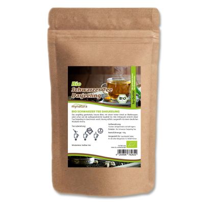 Mynatura Bio Schwarzer Darjeeling Tee in verschiedenen Größen