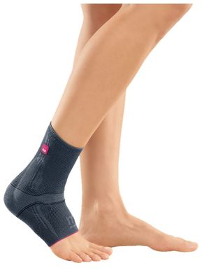 medi Levamed Sprunggelenkbandage Unisex Silber Größe V beidseitig tragbar