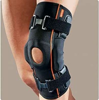 RO+TEN Genufit15 Kniebandage AirX-Gewebe mit Gelenkstangen Patellastétze M