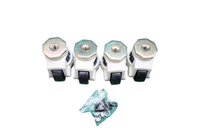 VEVOR 4er-Pack Nivellierrolle GD-80S Footmaster 0,5 Tonnen Nylonrad NBR