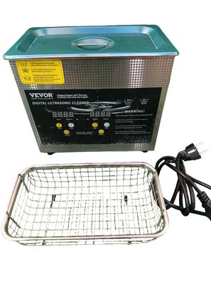 VEVOR Ultraschallreiniger 3L 40kHz Heizung Timer MH-020S Edelstahl