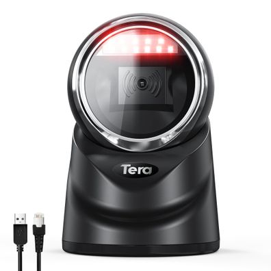 Tera Pro 2D QR Desktop Barcode-Scanner USB omnidirektional 9100 Defekt