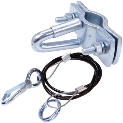Set Abreißseilhalter + Abreißseil 1m Halterung Halter Öse Bremsseil KFZ Anhänger