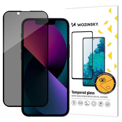 Wozinsky Protect kompatibel mit Apple iPhone 17e Schwarz Privacy Displayschutz