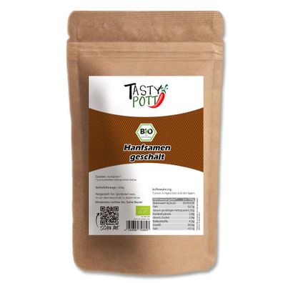 Tasty Pott Bio Hanfsamen - geschält - 1Kg