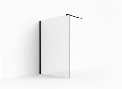 Glaszentrum Hagen 140x200 cm LoLa-BK Walk in Duschwand Satin