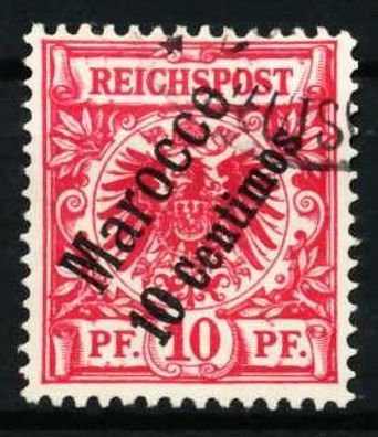 Deutsche Auslandspostämter Marokko Nr 3d gestempelt X57547E