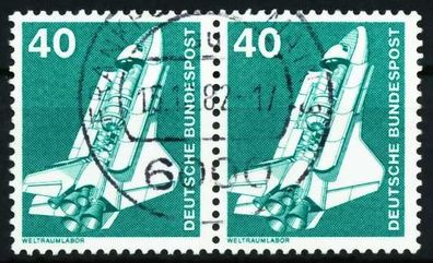 BRD DS Industrie u. Technik Nr 850 gestempelt WAAGR PAAR X6681E6