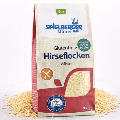 Spielberger Bio Glutenfreie Hirseflocken - 250g