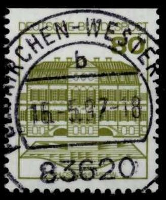 BRD DS BURGEN u. Schlösser Nr 1140CI zentrisch gestempelt X767DEE