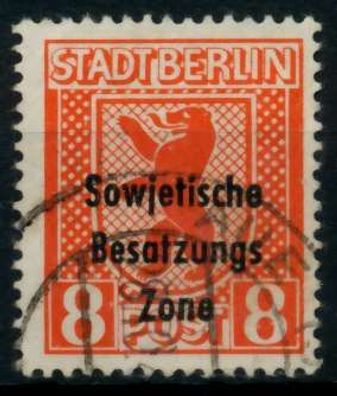 SBZ ALLG. Ausgaben Nr 202Avx gestempelt X8E0E0A