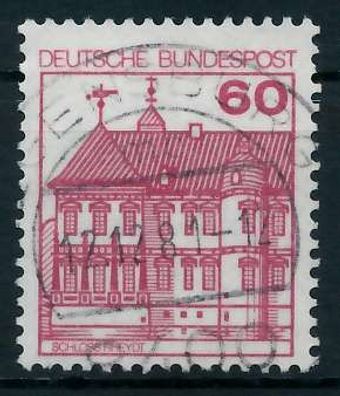 BRD DS BURGEN U. Schlösser Nr 1028AI gestempelt X93006A