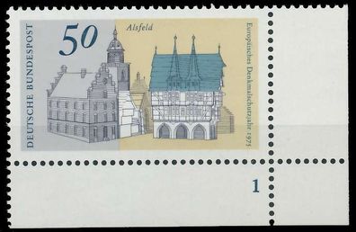 BRD BUND 1975 Nr 860 postfrisch Formnummer 1 S23191E