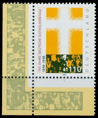 BRD BUND 1998 Nr 1995 postfrisch ECKE-ULI X60AE6E