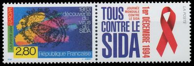 Frankreich 1994 Nr 3021Zfr postfrisch WAAGR PAAR X6254AA