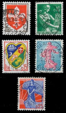 Frankreich 1960 Nr 1274-1278 gestempelt X6254E6