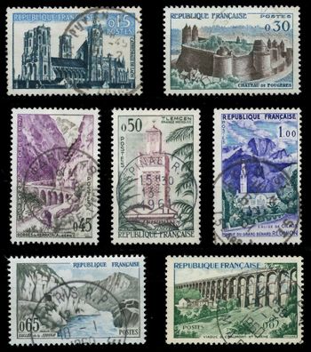 Frankreich 1960 Nr 1283-1289 gestempelt X625562