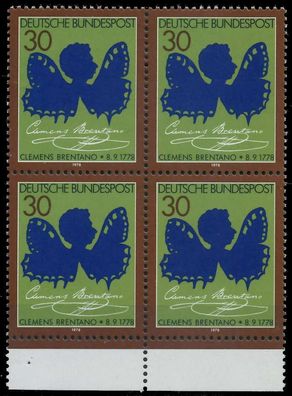 BRD BUND 1978 Nr 978 postfrisch Viererblock X636B36