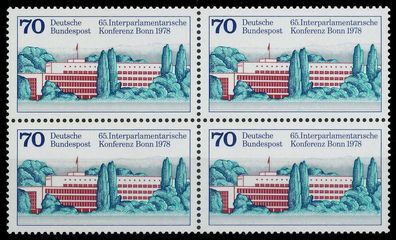 BRD BUND 1978 Nr 976 postfrisch Viererblock X636B46