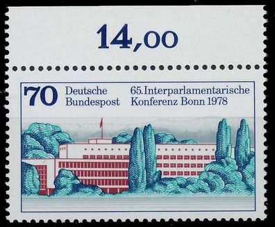 BRD BUND 1978 Nr 976 postfrisch ORA X636B52