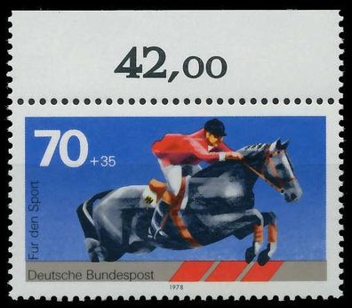 BRD BUND 1978 Nr 968 postfrisch ORA X636C36