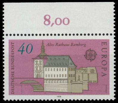 BRD BUND 1978 Nr 969 postfrisch ORA X636CC2
