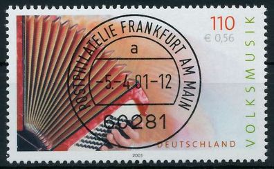 BRD BUND 2001 Nr 2180 zentrisch gestempelt X636D96