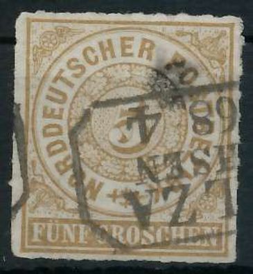 Norddeutscher BUND NDP Nr 6 gestempelt X63B59A