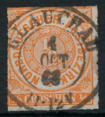 Norddeutscher BUND NDP Nr 3 zentrisch gestempelt X63B5A2
